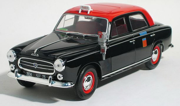 Solido road cars Peugeot 403 Berline Taxi 1965 black-red 80.jpg
